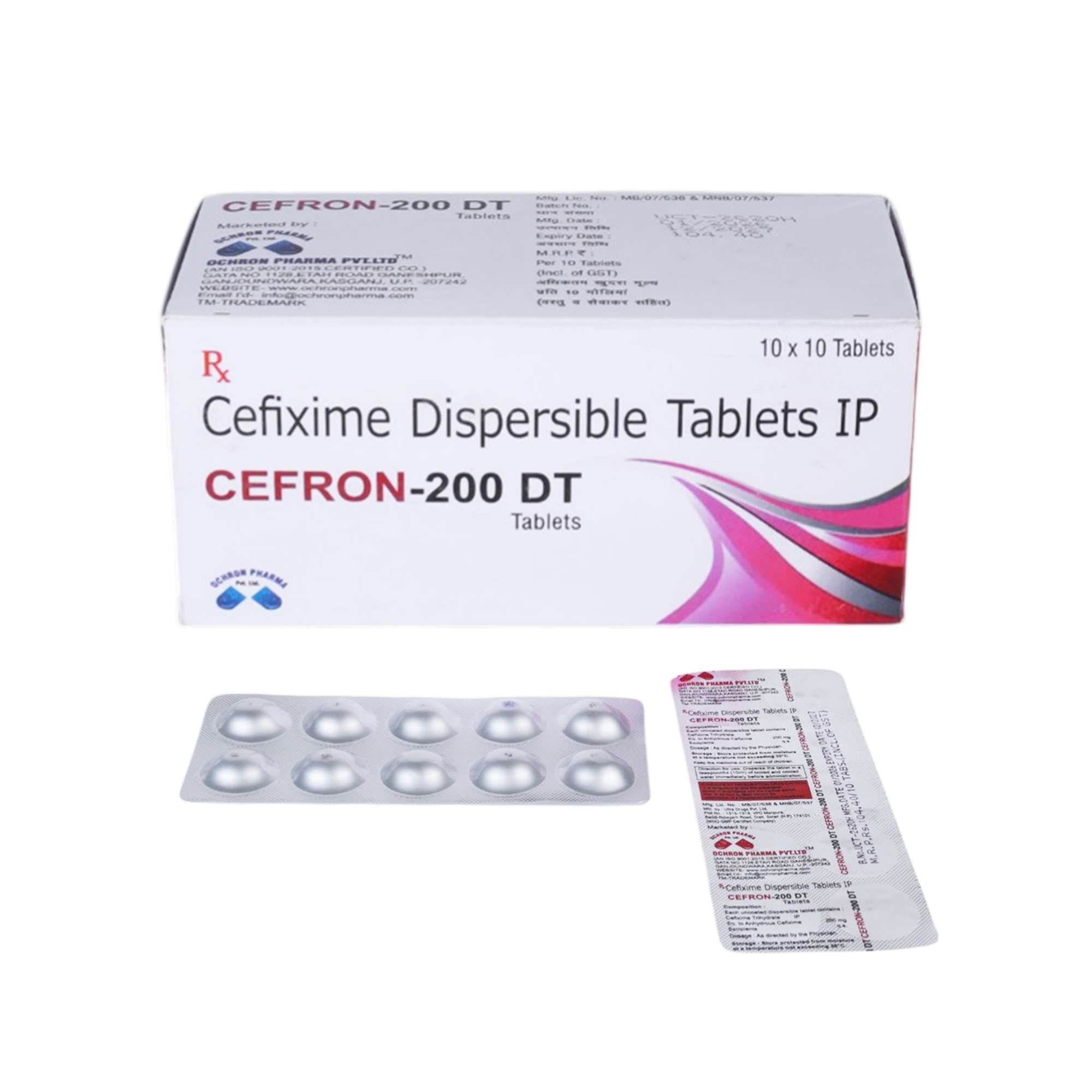 Cefixime 200mg Antibiotic Tablets Ochron Pharma Ochron Pharma