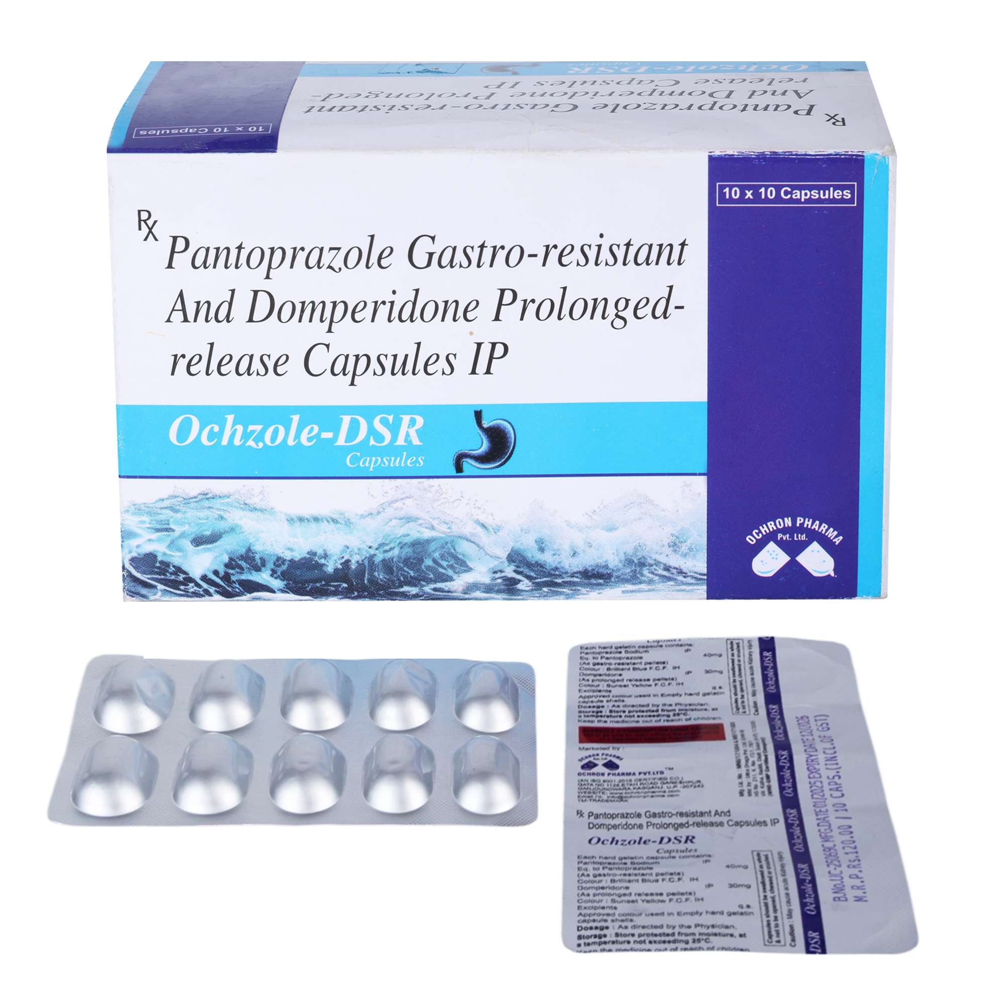 Pantoprazole and domperidone DSR capsule
