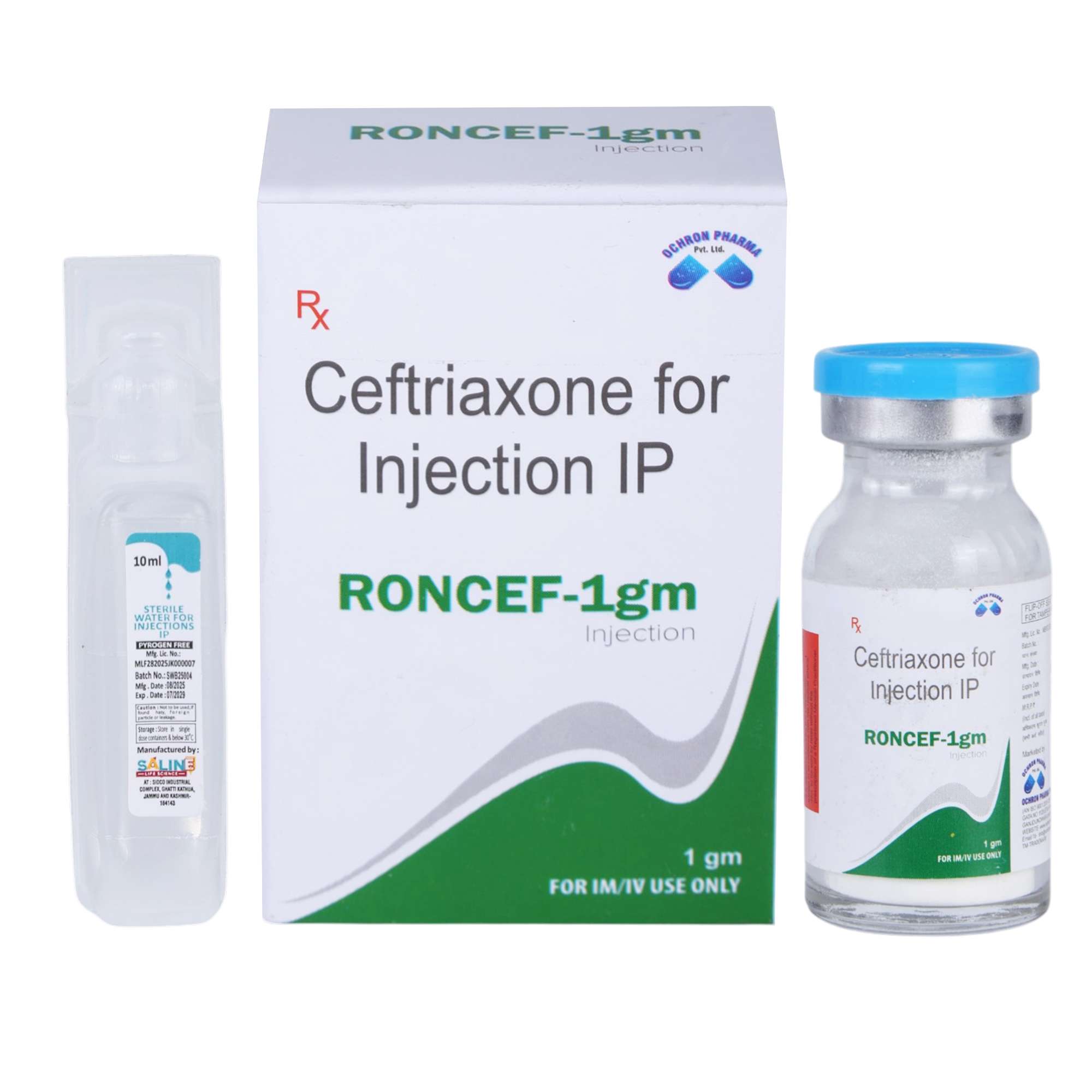 Ceftriaxone 1 gm injection